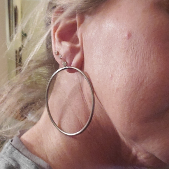Stainless Steel Hoops - Picture 3 of 3
